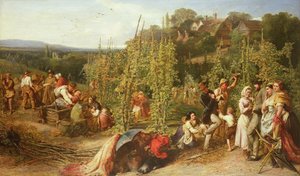 1859年のホップガーデンでの生活 作： Phoebus Levin
