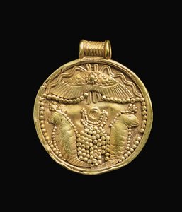 カルタゴのペンダント 前7～6世紀頃（金製 作： Phoenician Phoenician