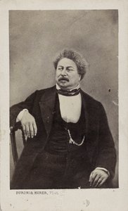 著者 アレクサンドル・デュマの父 1802-1870, 1870. 作： Photo studio Duroni and Murer.