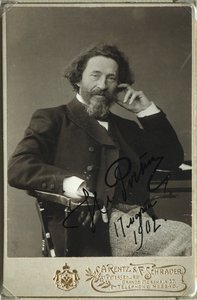 芸術家イリヤ・レーピンの肖像 1844-1930 作： Photo studio H. Rentz and F.