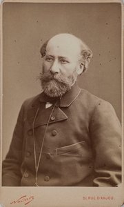 オクターブ・フイエの肖像 1821-1890. 作： Photo studio Nadar.