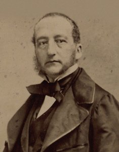 ピアニストで作曲家のジギスムント・タルバーグの肖像、1812～1871年、1860年頃。 作： Photo studio Nadar.