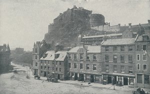 エディンバラ城、1910 作： Photochrom Co Ltd of London