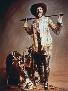 バッファロー・ビル・コーディ（1846-1917）（写真 作： Photographer American