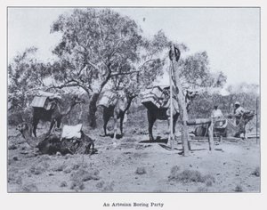 アルテシアン・ボーリング・パーティー（モノクロ写真 作： Photographer Australian