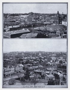 ベンディゴ市（モノクロ写真 作： Photographer Australian