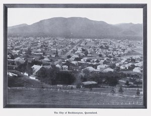 クイーンズランド州ロックハンプトン市（モノクロ写真 作： Photographer Australian