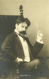 アルトゥール・ニキシュ（ハンガリー人指揮者）（モノクロ写真 作： 写真家オーストリア人