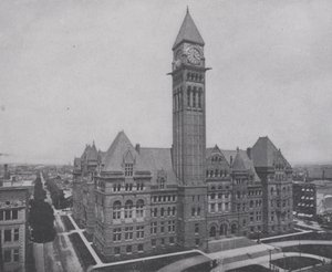 トロント市庁舎（モノクロ写真 作： Photographer Canadian