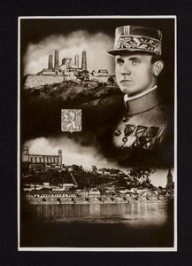 第一次世界大戦でフランス軍の将官やチェコスロバキアの陸軍大臣を務めたスロバキアの軍人、ミラン・ラティスラフ・ステパニック（モノクロ写真 作： Photographer Czech