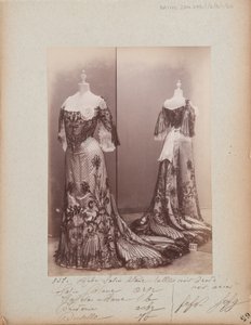 アルバムページ。ハウス・オブ・ワース、ボールガウン 作： Photographer French
