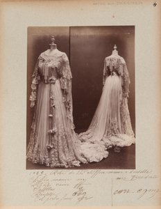 アルバムページ。ハウス・オブ・ワース、ティー・ガウン 作： Photographer French