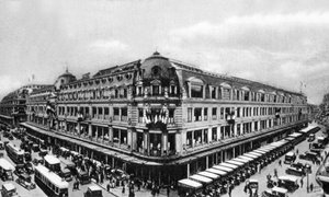 良い市場、c。 1910年（白黒写真） 作： Photographer French