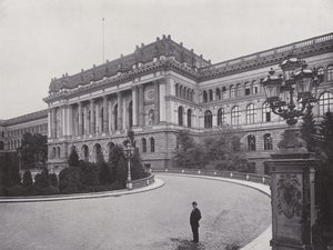 シャルロッテンブルグ、工科大学（モノクロ写真 作： Photographer German