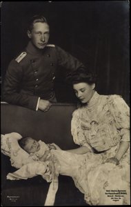 皇太子ペア, フリードリヒ・ヴィルヘルム, セシリエ, RPH 1418 作： Photographer German