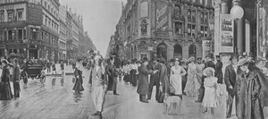 Friedrichstrasse, An Der Passage (白黒写真)