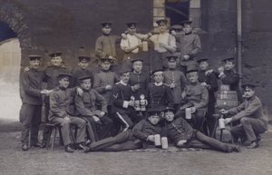 ドイツ軍兵士のグループ（モノクロ写真 作： Photographer German