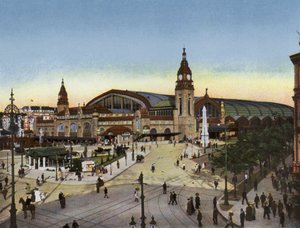 ハンブルク：中央駅（写真 作： Photographer German