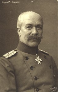 ヘルマン・フォン・フランソワ、ドイツ第一次世界大戦の歩兵大将（モノクロ写真） 作： Photographer German