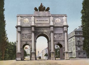 ミュンヘン/Munich: Siegestor (写真) 作： Photographer German