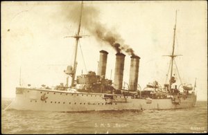 写真 ドイツ軍艦 S. M. S. ベルリン 作： Photographer German