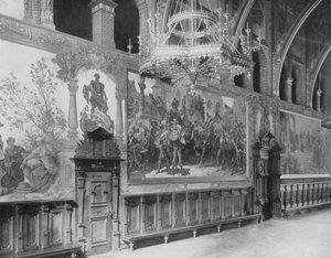 タウンホールホール、醸造所側（モノクロ写真 作： Photographer German