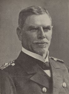 マクシミリアン・フォン・シュペー副大将（第一次世界大戦中のドイツ海軍東アジア戦隊司令官）（モノクロ写真
