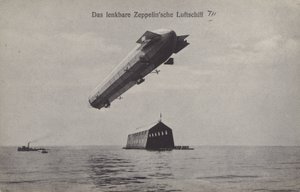 ツェッペリン LZ III (モノクロ写真) 作： Photographer German
