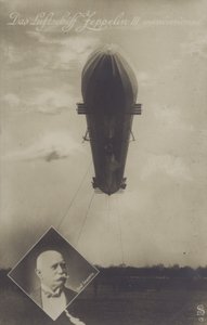 ツェッペリン LZ III (モノクロ写真) 作： Photographer German