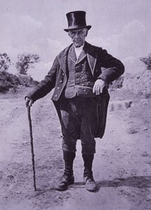 1910年頃の南アイルランドの紳士（モノクロ写真 作： Photographer Irish