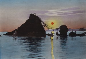 日本、1912年頃。伊勢・二見ヶ浦（写真 作： Photographer Japanese