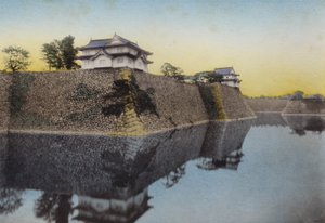 1912年頃の日本。秀吉が1583年に建てた大阪城（写真 作： Photographer Japanese