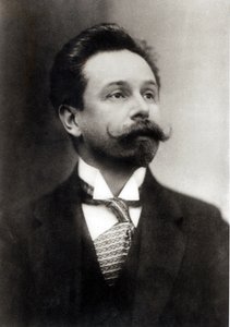 アレクサンドル・スクリャービンの肖像（モノクロ写真） 作： Photographer Russian