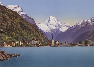 フルーレンとブリステンシュトック3074m（カラー写真） 作： 写真家 スイス