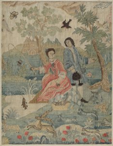 プチポイント刺繍、c。 1937年。 作： Phyllis Dorr