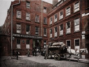 Dr Johnsons House、ロンドン市、c1900 1911 作： Pictorial Agency