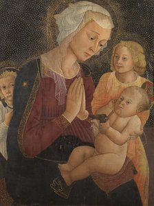 二人の天使の聖母子1550-75 作： Pier Francesco Fiorentino
