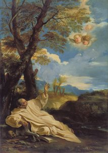 聖ブルーノのビジョン 作： Pier Francesco Mola