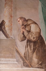聖人フランシスコの救いの祈り 作： Pier Francesco Morazzone
