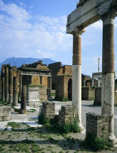 イタリア、カンパニア、ポンペイ、フォーラム 作： Blaise Nicolas Le Sueur