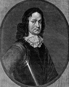 ジョン・ハンプデン（1595年頃～1643年）の肖像（イギリスの政治家）、エングレーヴィング