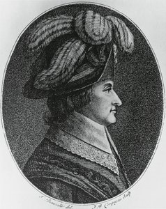 フランスの将軍、政治家、技術者、数学者であるラザール・ニコラ・マルグリット・カルノー（1753-1823）の肖像、エングレーヴィング 作： Blaise Nicolas Le Sueur