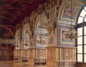 フランス・フォンテーヌブロー城のボールルーム 作： Blaise Nicolas Le Sueur