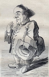 ピエール・レオーネ・ゲッツィ(1674-1755)の漫画「深く考える人」 - 1740年 作： Pier Leone Ghezzi