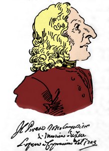 アントニオ・ヴィヴァルディ（1678 - 1741）、ピエール・レオーネ・ゲッツィ（1674 - 1755）の漫画