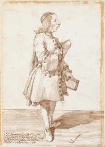 Gennaro de Scの肖像？ 作： Pier Leone Ghezzi