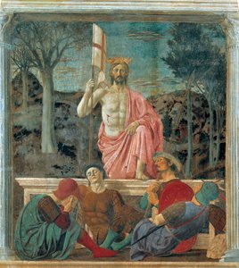 キリストの復活,1463-65（フレスコ画） 作： Piero della Francesca