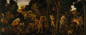 狩猟シーン、ca。 1494-1500。