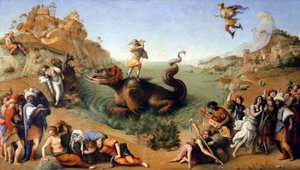 アンドロメダを解放するペルセウス」（1510年、油彩・キャンバス