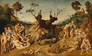 シレヌスの不幸 作： Piero di Cosimo